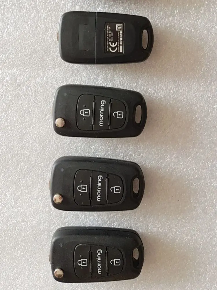 

CN051132 OEM Part Number 95430-1Y000 For Kia MORNING 2011+ Flip Remote 2 Buttons FCC SEKS-KM10TX 433MHz 95430-1Y200