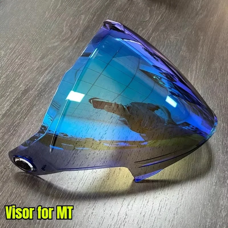 Original MT Cosmo SV Half Helmet Lenses Transparent Lenses Black Colored Visor for MT-V-37 Helmet Replace Accessories
