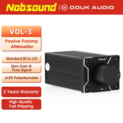 Nobsound High Precision Passive Preamp Volume Controller HiFi Pre-Amplifiers Match Power Amplifiers Or Active Speakers