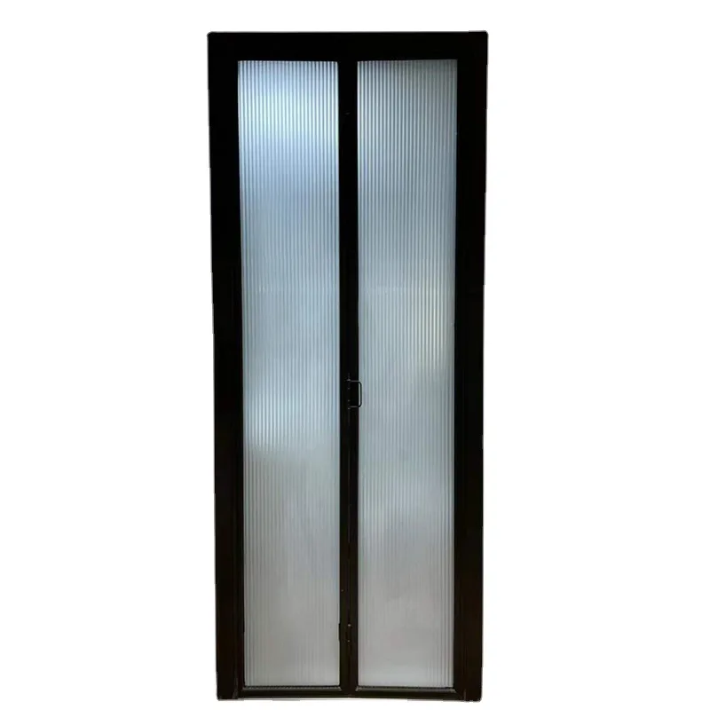 

Hanging rail minimalist tempered glass folding door modern balcony kitchen folding glass door minimalist extremely narrow