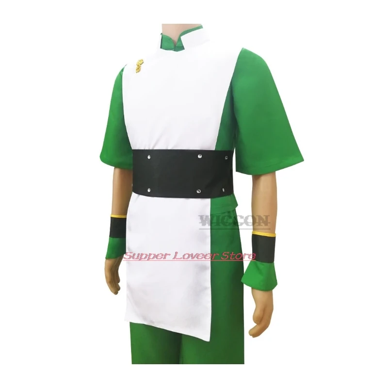 Аватар: Последний Воздушный Бандер Toph bengfang косплей костюм жилет брюки наряды на Хэллоуин Карнавальный костюм парик женский косплей