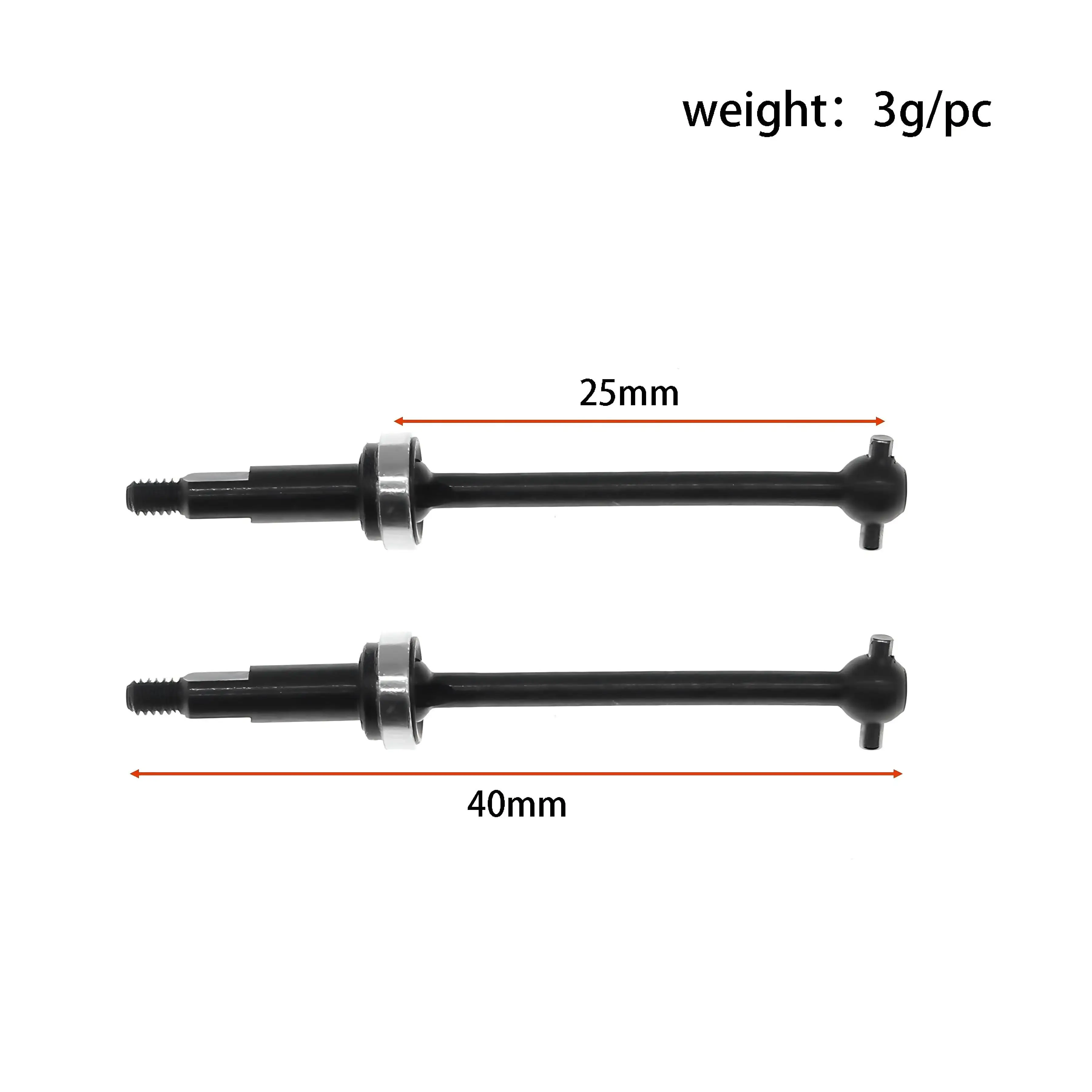 FC Racing 45# Steel CVD Axle Set for Kyosho Mini-Z Buggy MBW023B  High Performance Upgrade Drive Shaft for MB-010 VE Upgrade Kit