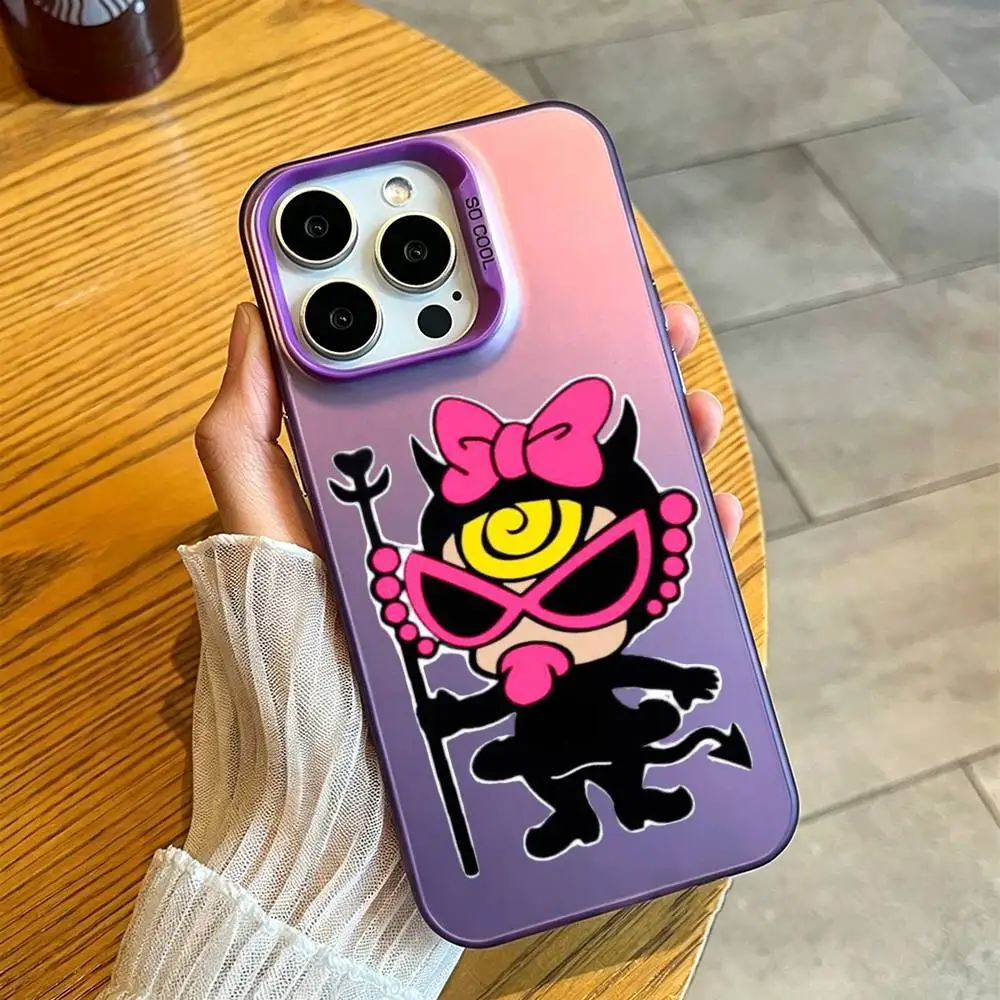 

H-Hysteric COLORFUL M-Mini Phone Case For iPhone 17,16,15,14,13,12,11 Plus,Pro Max,XS,Colorful Silver Purple Cover