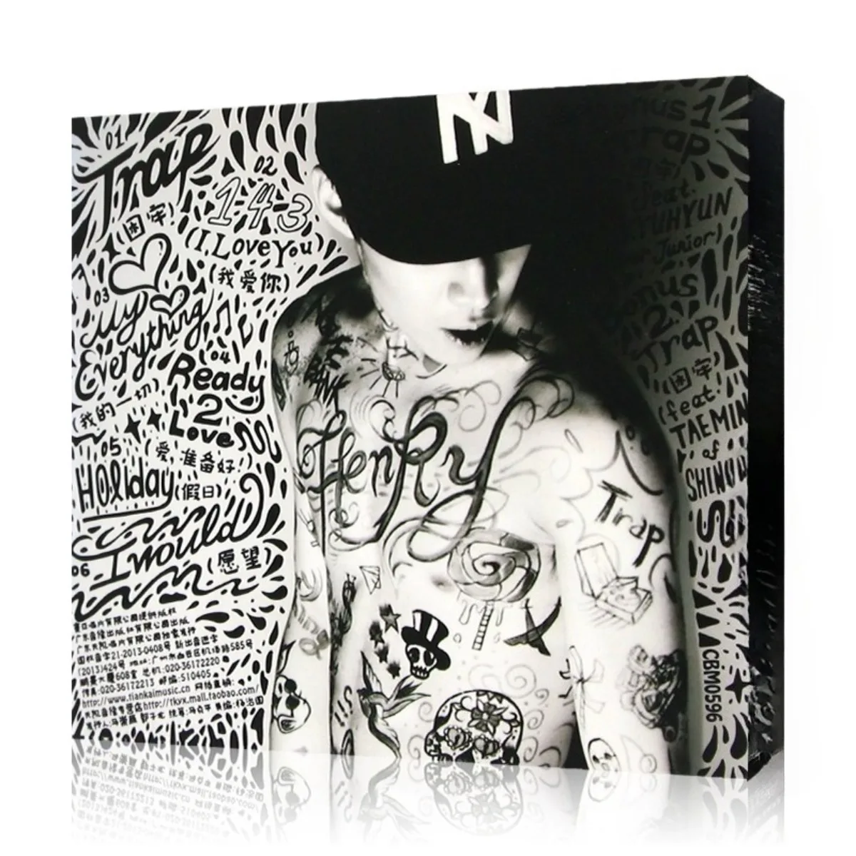 ألبوم Henry Lau TRAP قرص مضغوط بدون فقدان أغاني البوب الصينية اليابانية الكورية لمحبي الموسيقى #3