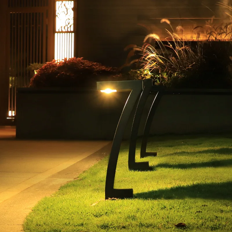 クリエイティブな7つの形をしたソーラーライト-屋外用-ledソーラー屋外ステークランプ、景観、通路、芝生用