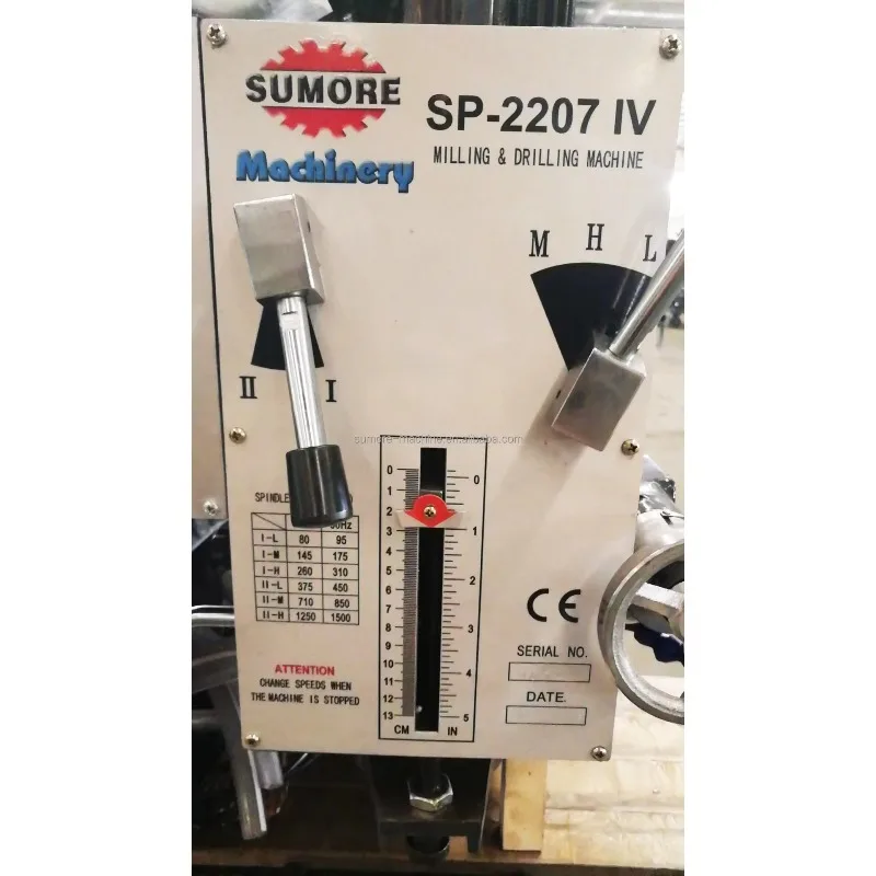 

Small SP2207-I Bench Drilling Milling Machine ZAY7025FG With Tapping Function Table Mill Drill Machine For Metal