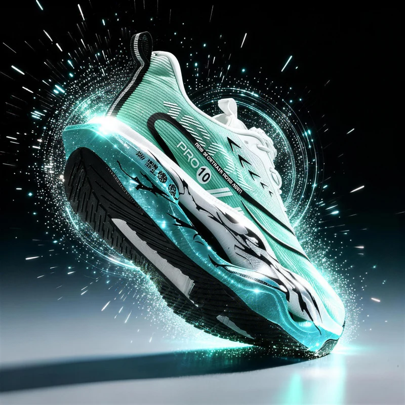 Men Carbon Plate Running Shoes Professional Marathon Athletic Sneakers Shock‑Absorbing Non‑Slip Sports Shoes for Training Racing - view 6