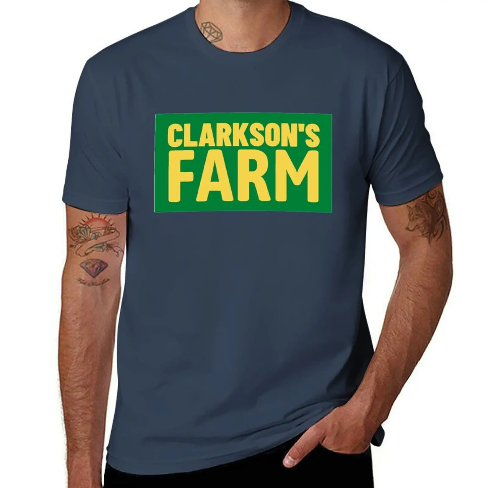 

Clarksons Farm - Yellow T-Shirt Daily Wear Print T-Shirt