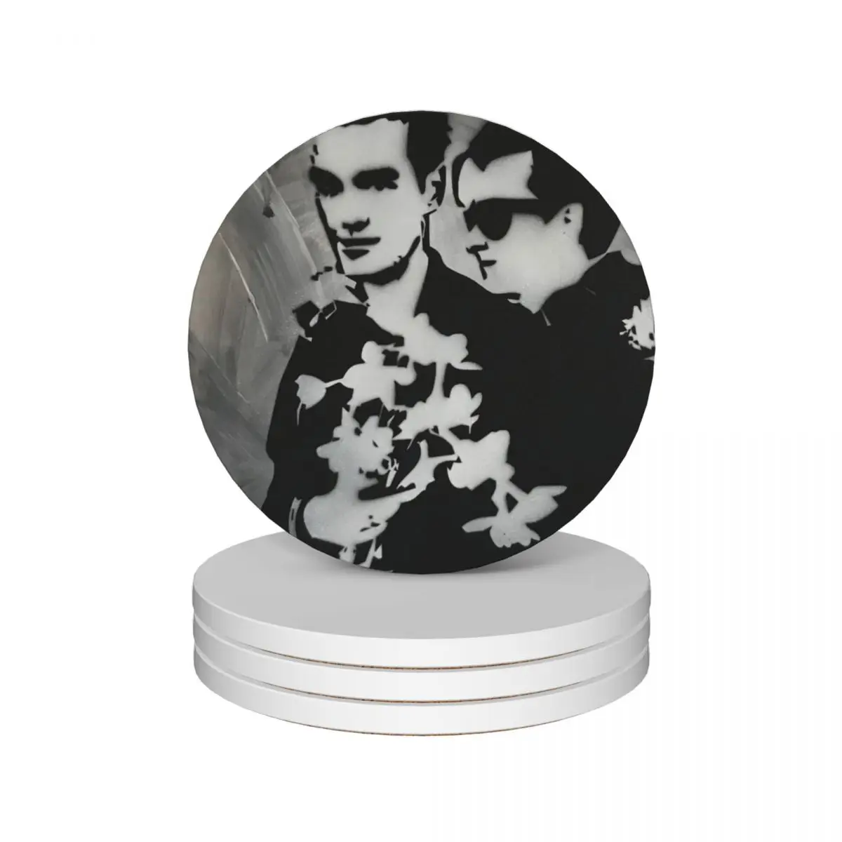 ‘The Smiths’ Ceramic Coasters (Set of 4) for the kitchen accessories drinks Coasters