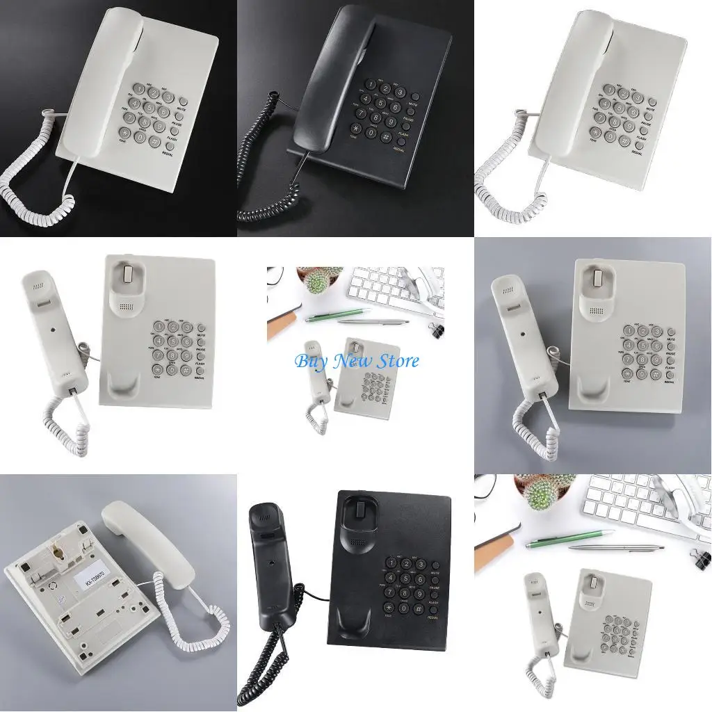 20CE KX-TSB670 Mini Telephone Wall Mount Caller Telephone Wall Phone Fixed Landline