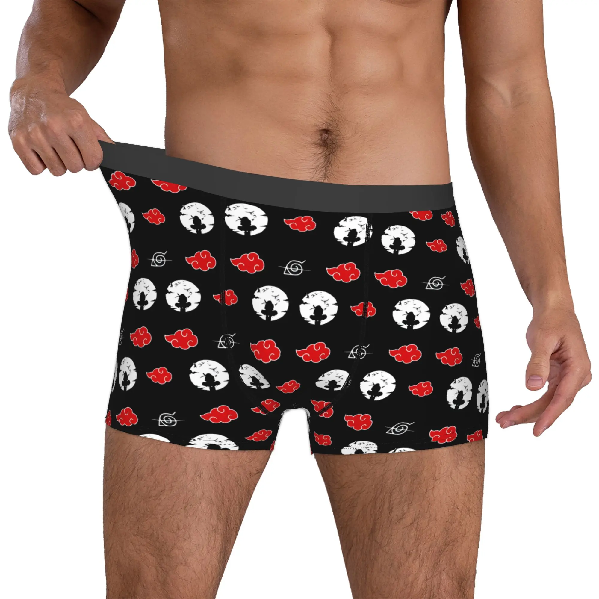 

Custom Male Novelty U-Uchihaes Itachi Manga Comic Underwear Cartoons Boxer Briefs Stretch Shorts Panties Underpants
