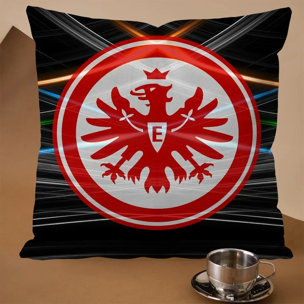 Home and Decoration Cushions Pillow Cases  Eintracht Frankfurt Cushion Cotton Silk Pillow Cover for Living Room Cushions Covers