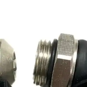 Nickel Plated Copper Angle Drain Valve G1/2 for Radiator Heating Systems with Precision Angled Design for Efficient Drain