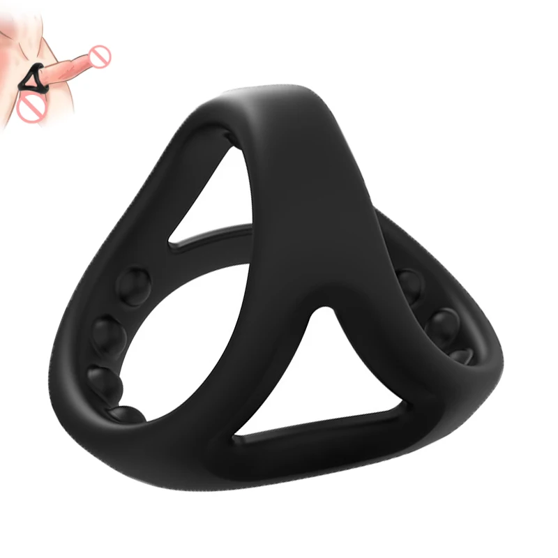 Anneau de pénis réutilisable en silicone pour hommes et couples, serrure de sperme, agrandissement du pénis, éjaculation retardée, jouets, le plus récent