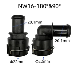 NW16 Cooling water pipe connector plastic water tube connector plastic fittings 1pc a lot