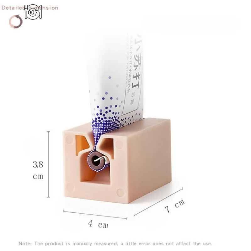 TubeSqueezer de pasta de dientes creativa, rodillo de pasta de dientes simple, acero inoxidable, ahorro de pasta de dientes, tubo de envoltura, limpiador, prensador