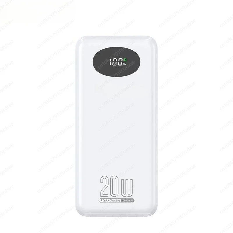 Power bank mobile power supply 10W four self-contained cable, power bank is suitable for 10000 mAh Apple Huawei Xiaomi