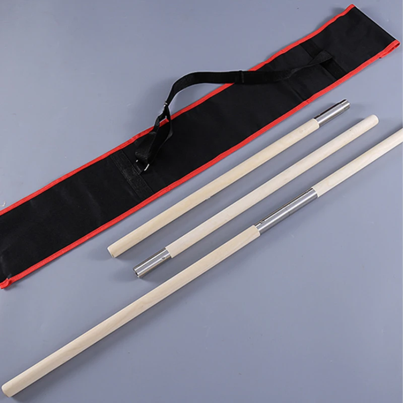 Wushu  Eyebrow Stick ,combination stick stainless steel stitching folding short emergency long white bar two sticks