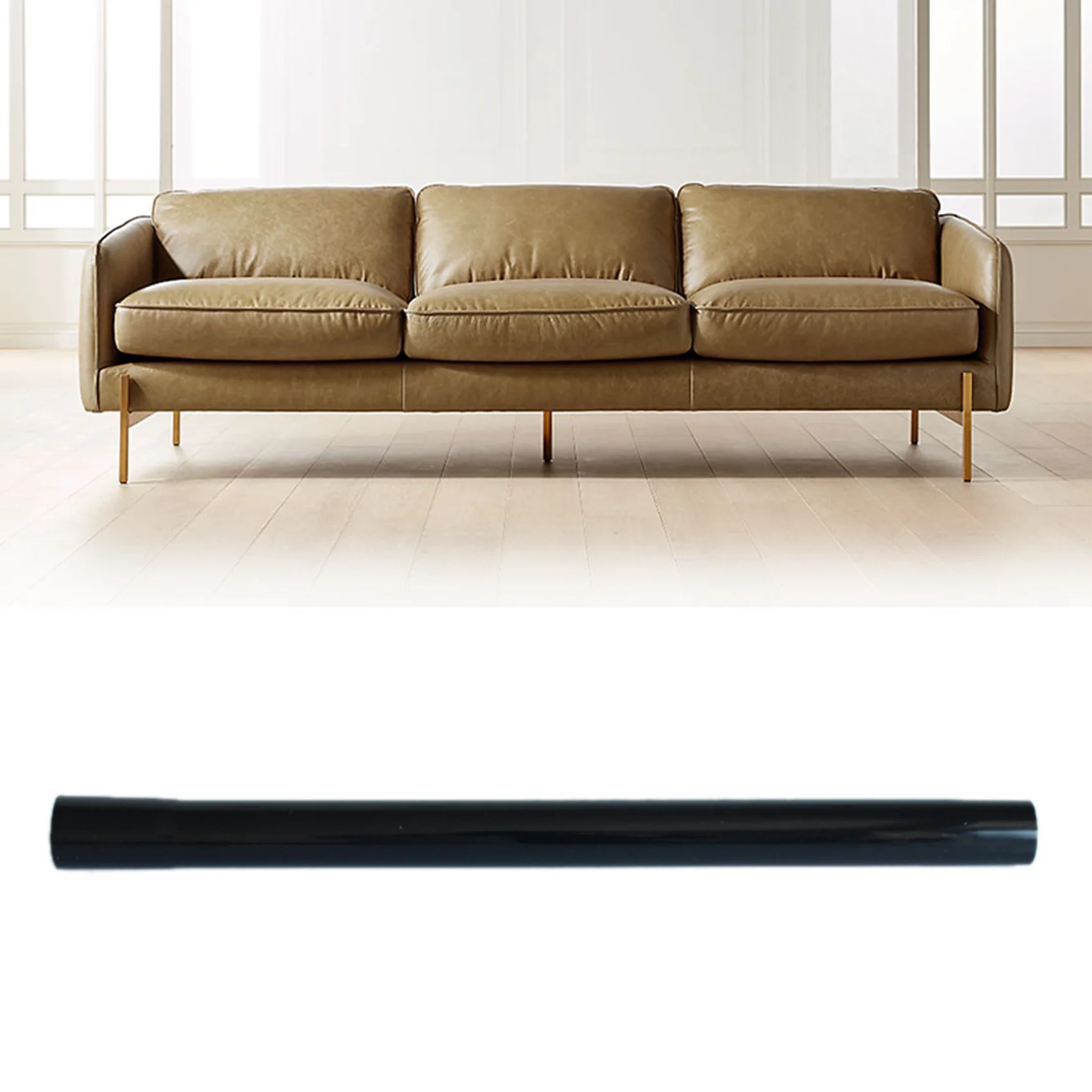 N95r 2 pçs acessórios aspirador de pó tubo reto haste longa tubo duro alça longa cabeça diâmetro interno 35mm