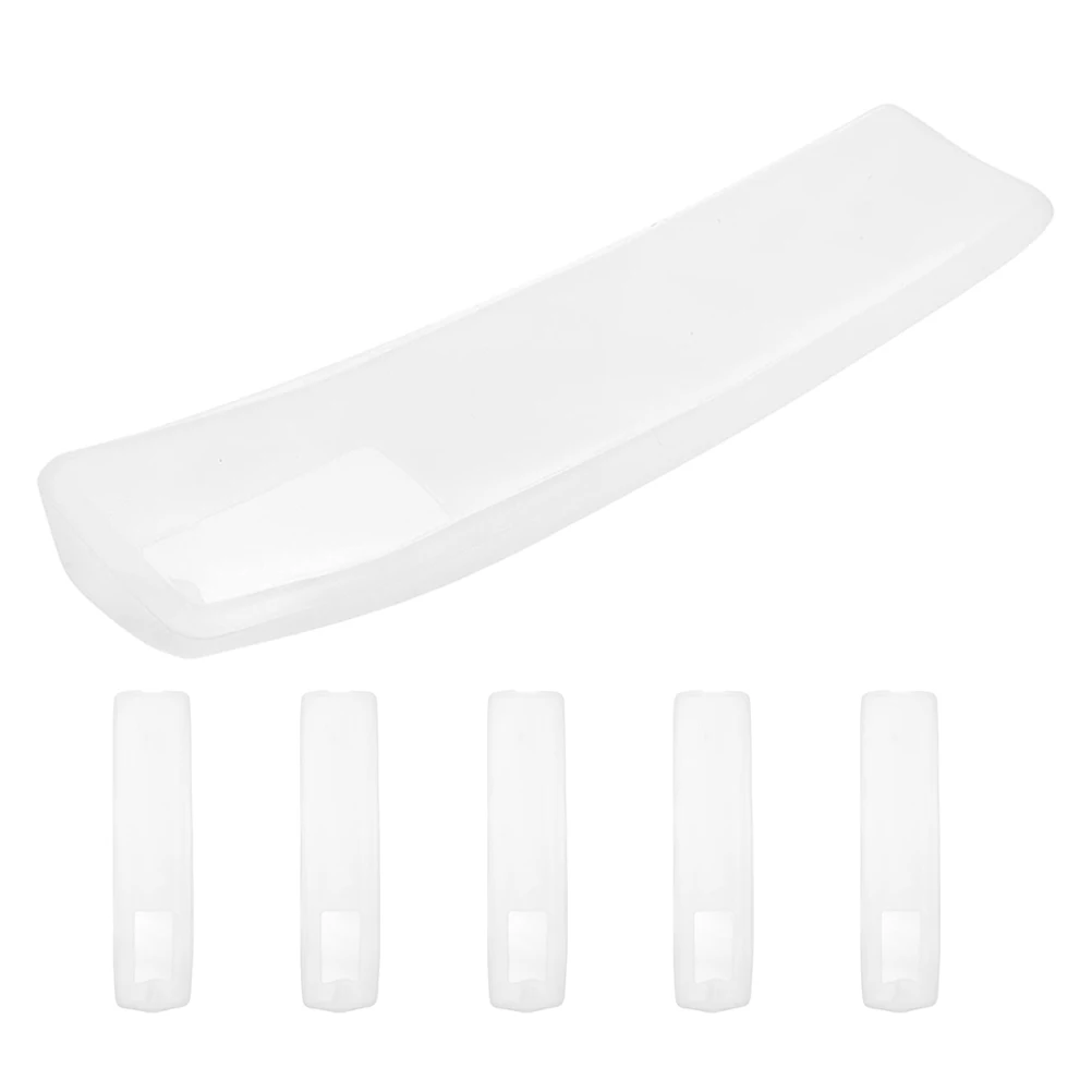 

6Pcs Silicone Remote Controller Shell Transparent Anti- Full for Air Conditioner Controller Case