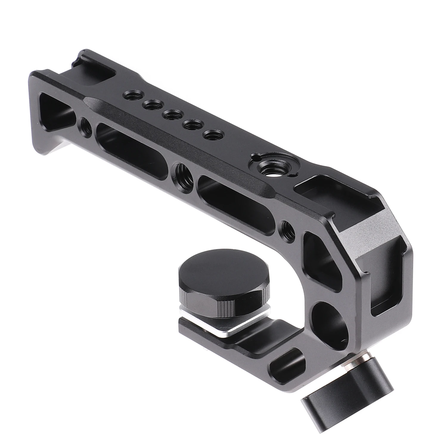 Pega superior universal do punho da gaiola da câmera com arri que localiza a sapata fria 1/4 "3/8" furo