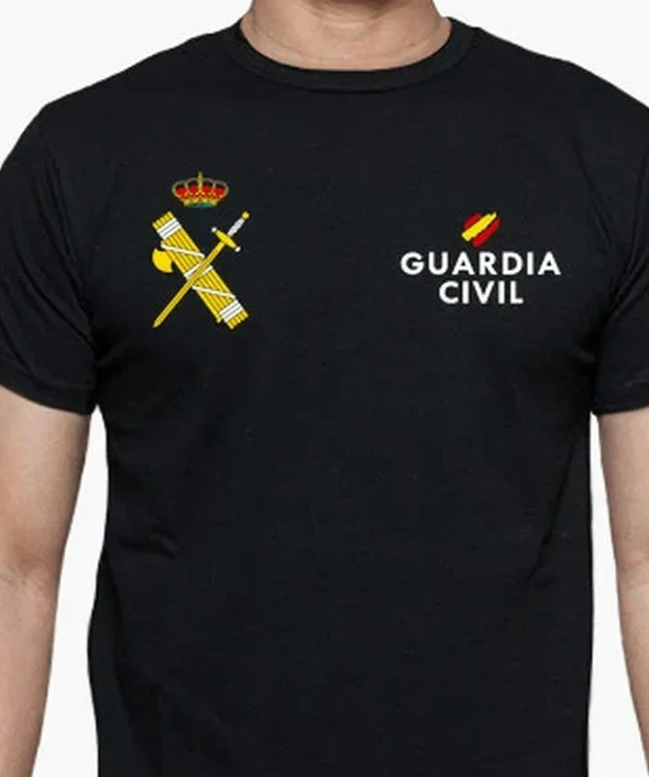Spanish Civil Guard (Guardia Civil) Military Men T-Shirt Summer Short Sleeve Casual Cotton O-Neck T Shirt New Size S-3XL