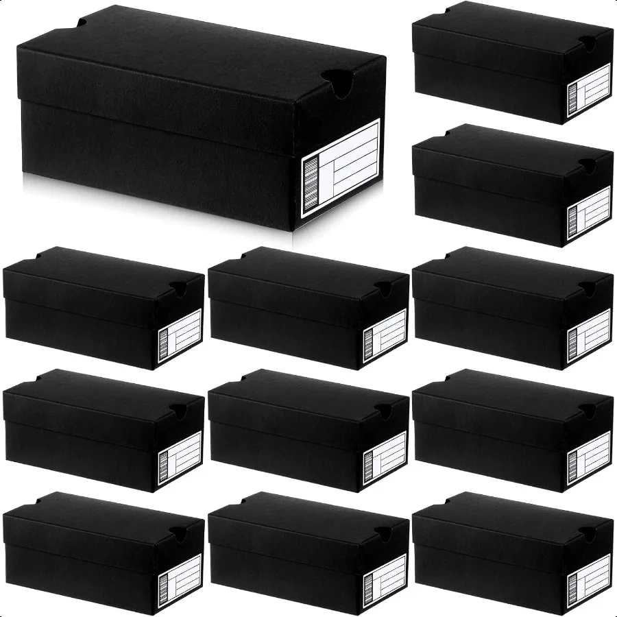 

12 Sets Mini Shoe Gifts Boxes for Party Favors 6.1 x 3.9 x 2.5 Inches Sports Mini Sneaker Box with Editable Label for Candies s