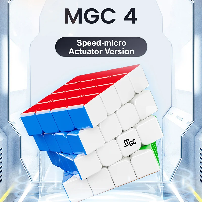 YJ MGC bearing version 4x4 M Magnetic Megaminxeds pyramid Magic SpeedCube Cubo Magico Toys