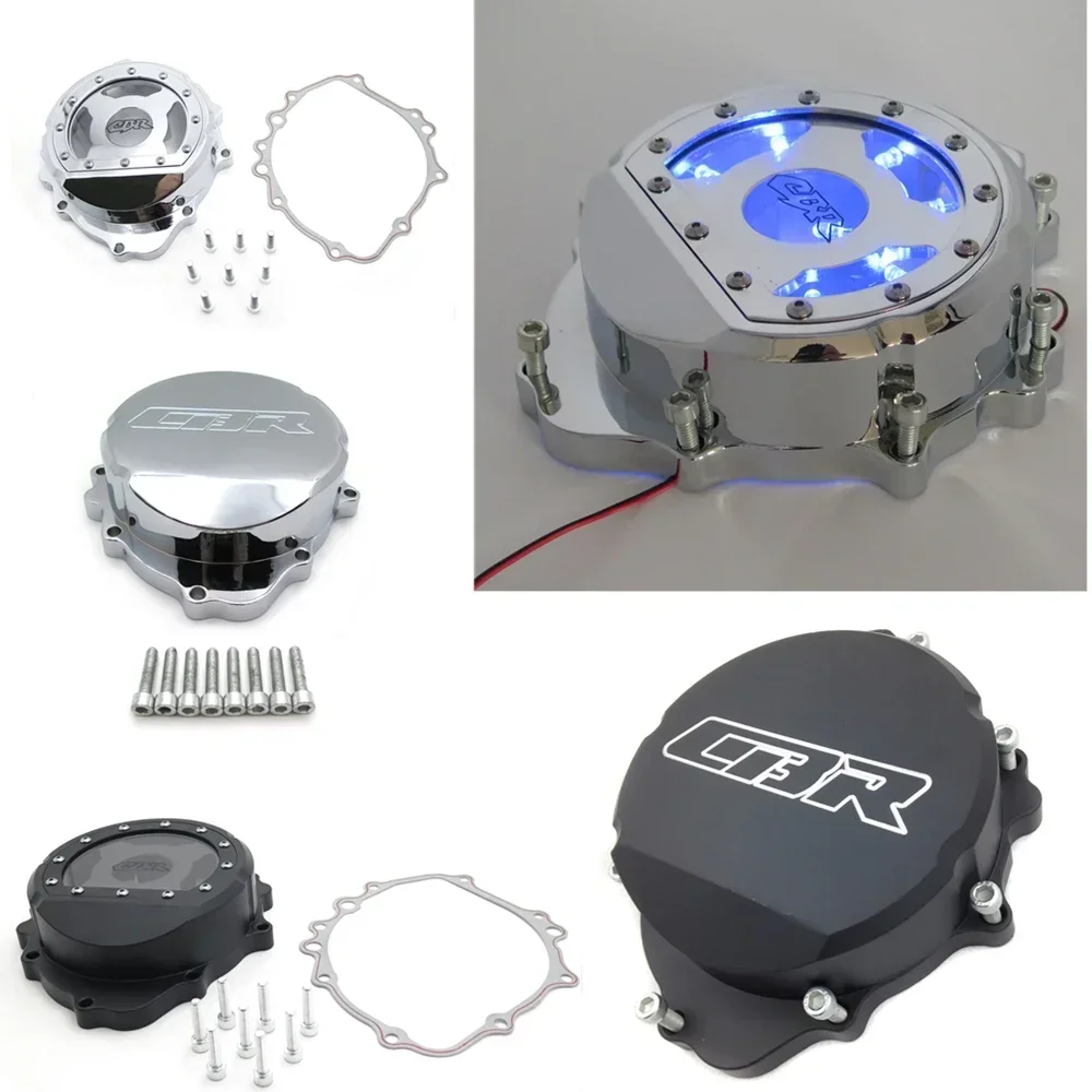 

Крышка статора двигателя, прозрачная для Honda CBR600RR/F5/6000RA 2007-2022, черные левые детали мотоцикла