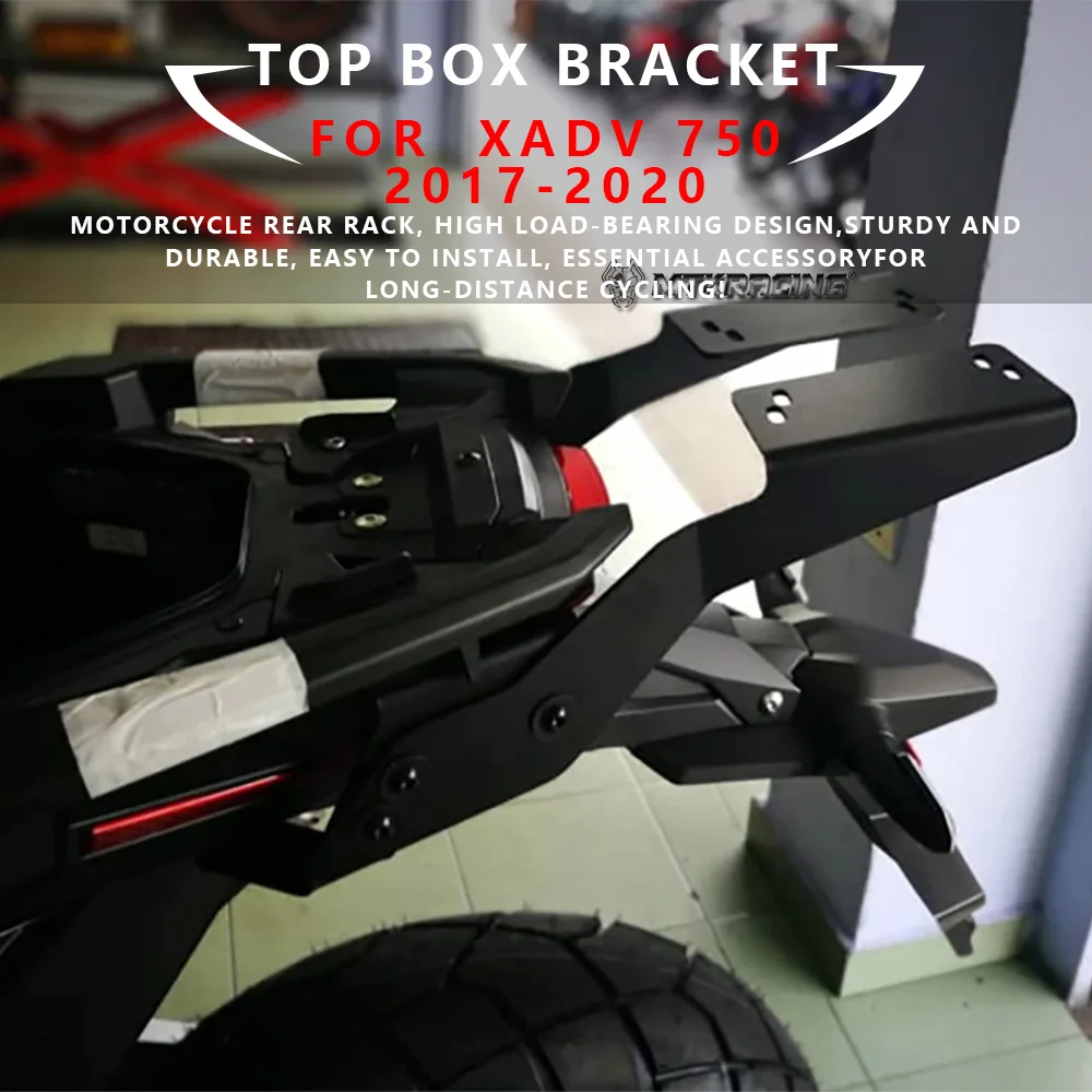 

For HONDA X-ADV 750 2017-2020 Motorcycle Top Box Bracket Rear Support Luggage Rack Saddle Support Bag Carrier Rack Accessories