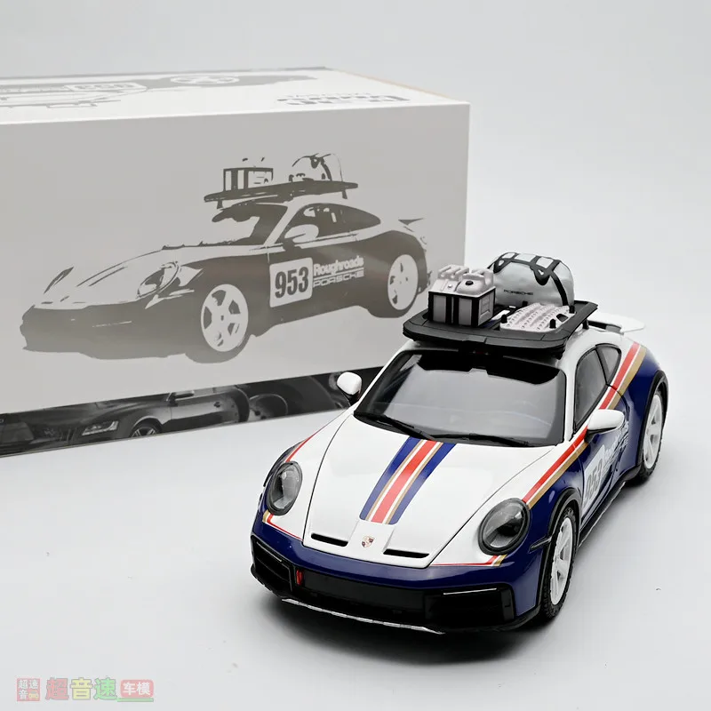 Diecast MINICHAMPS 1:18 Scale Porsche 911 DAKAR 2023 Alloy Car Model