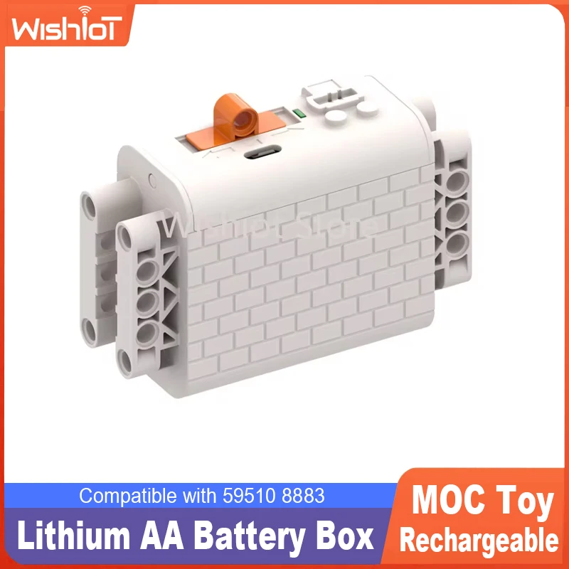 Moc wiederauf ladbarer Lithium aa Batterie kasten für Legoed Baustein Leistungs funktionen m/l/xl/Servomotor zug