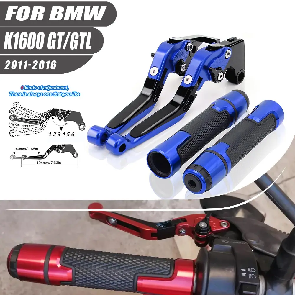 

For BMW K1600 GTL K1600GTL 2011-16 Motorcycle Folding Extendable CNC Aluminum Brake Clutch Levers Handle Grips Hand Brake Lever