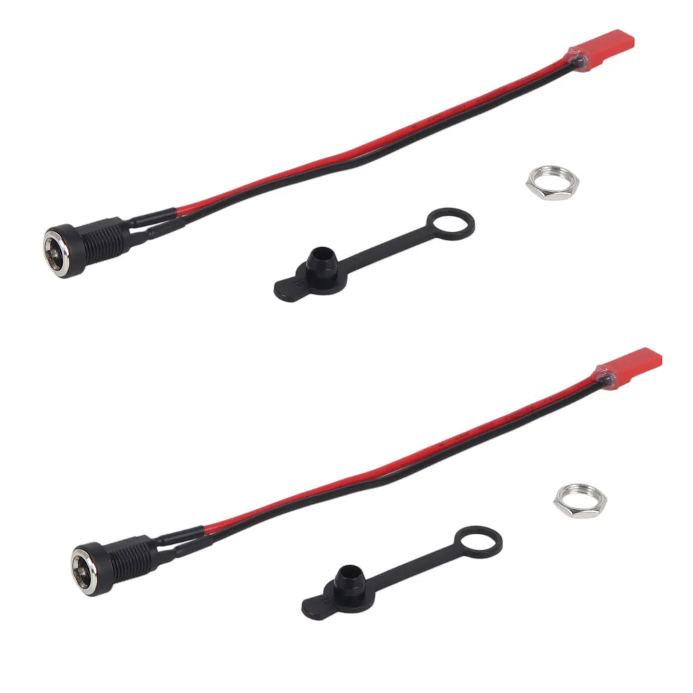 5.5*2.1mm Charging Port DC For KuKirin G3 G4 For G3 G4 Electric Scooter Charging Interface Socket With Waterproof Cover Parts