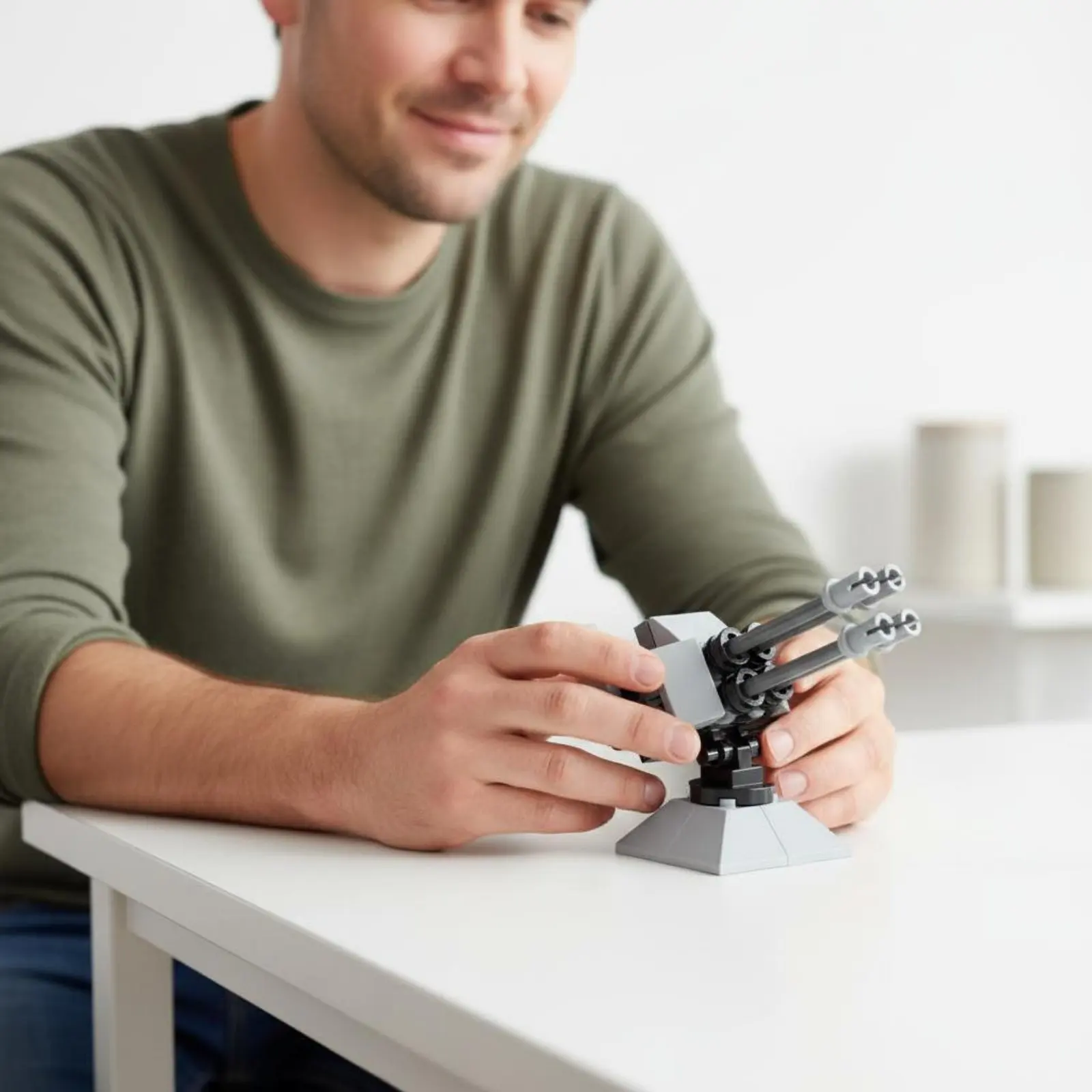 

Модульный набор для создания сценариев MOC: настраиваемая планировка, сменные элементы для стен крепости, базовый комплект для строительства, конструктор