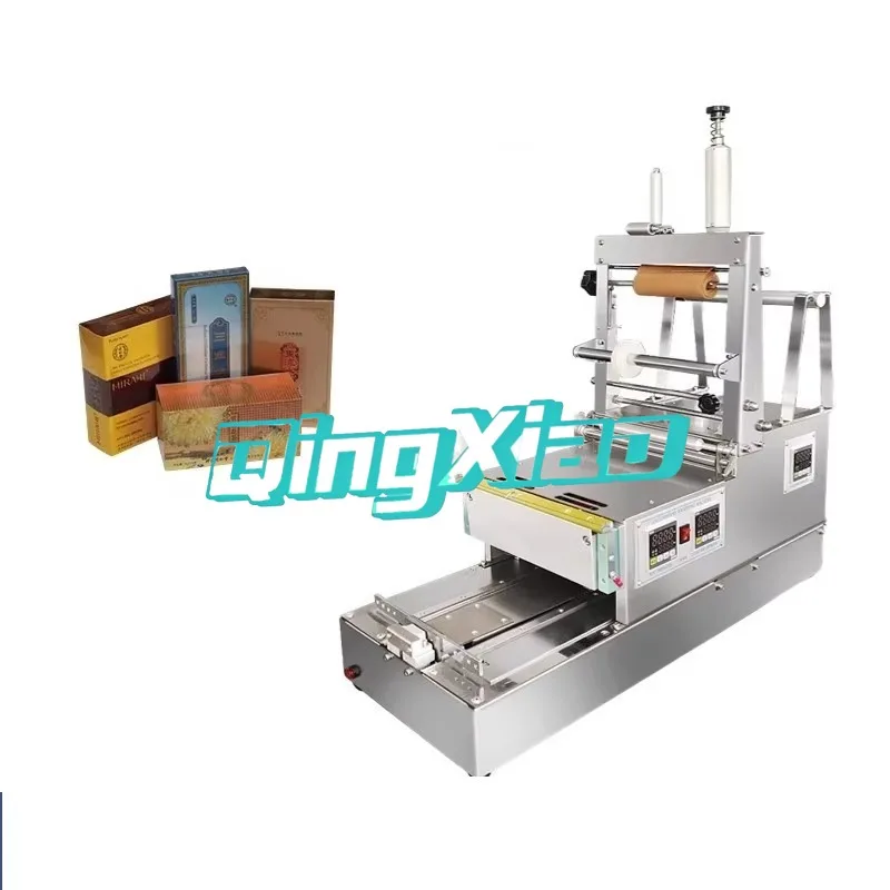 Automatic Rectangular Box Heat Shrink Wrapping  Machine Perfume Cosmetic Box Wrapper  Electric 3D Packaging Equipment High Speed