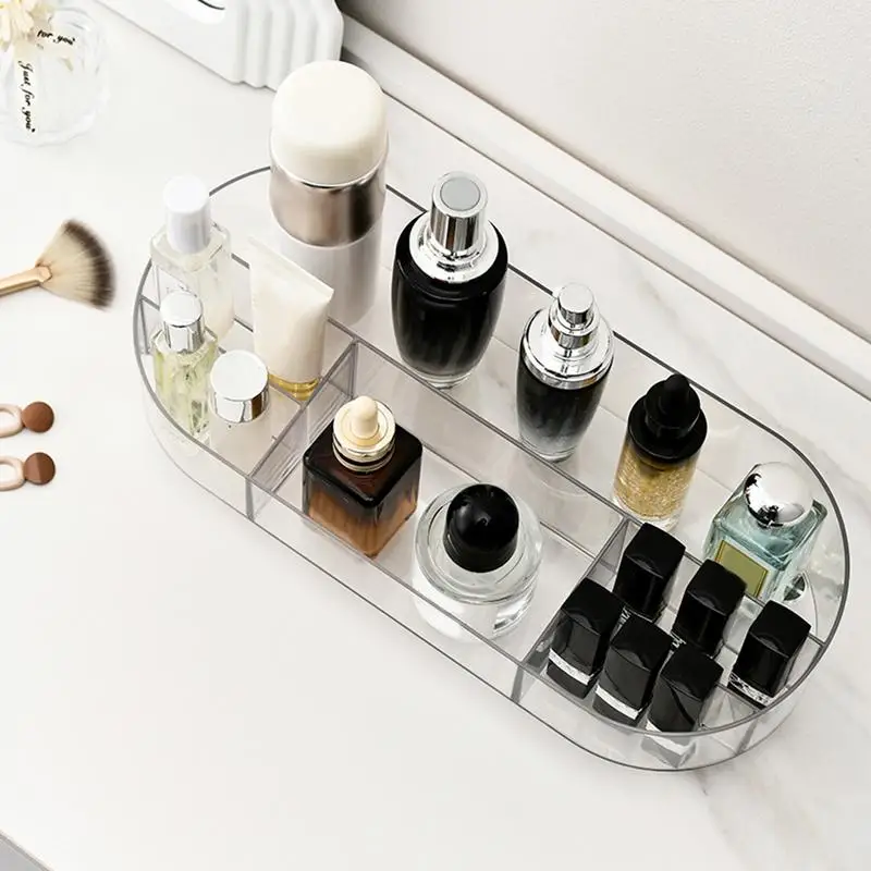 Cosmetic Display Cases Multi-Compartment Compact Display Cases Space Saving Cosmetic Cases Stable Structure For Offices Home