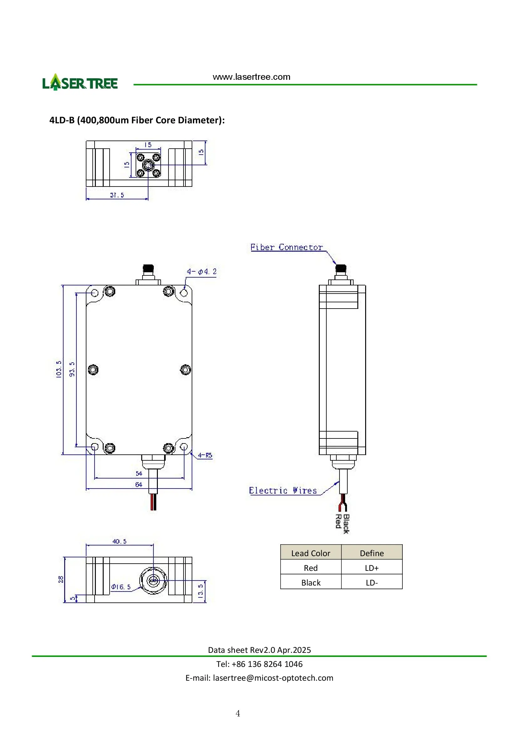 عرض لفترة محدودة 470 نانومتر 6 وات ليزر مقترن من الألياف 50um 60um 100um 200um 400um 800um ليزر ديود أزرق من الألياف