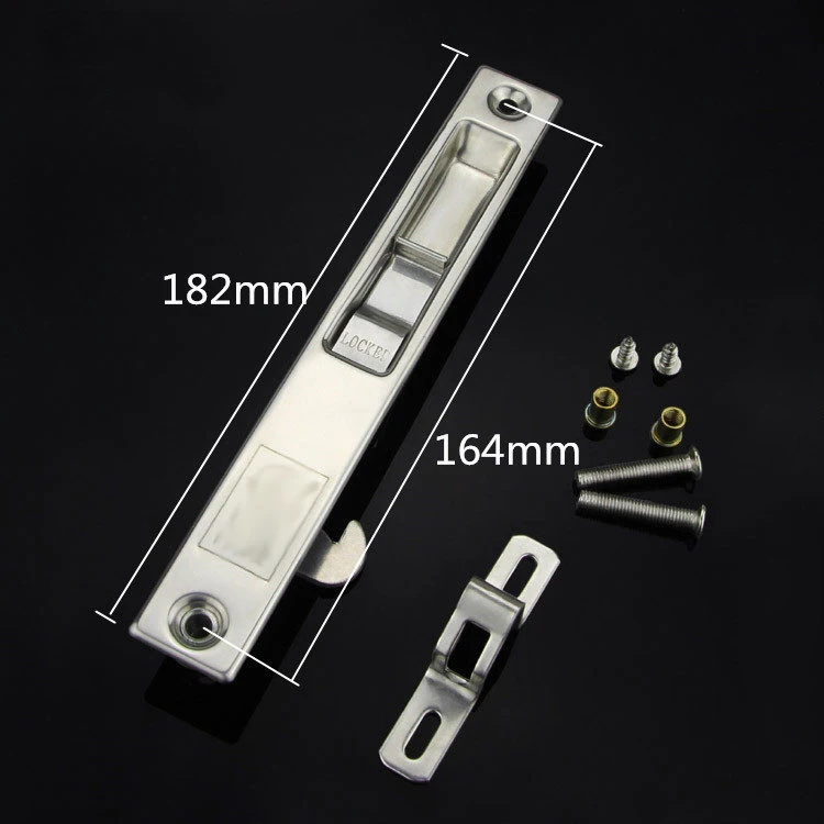 

Засов для окон из алюминиевого сплава, защелка для дверей и окон из алюминиевого сплава, крючковый замок для раздвижных дверей, односторонний, из нержавеющей стали, тип 90, старый стиль