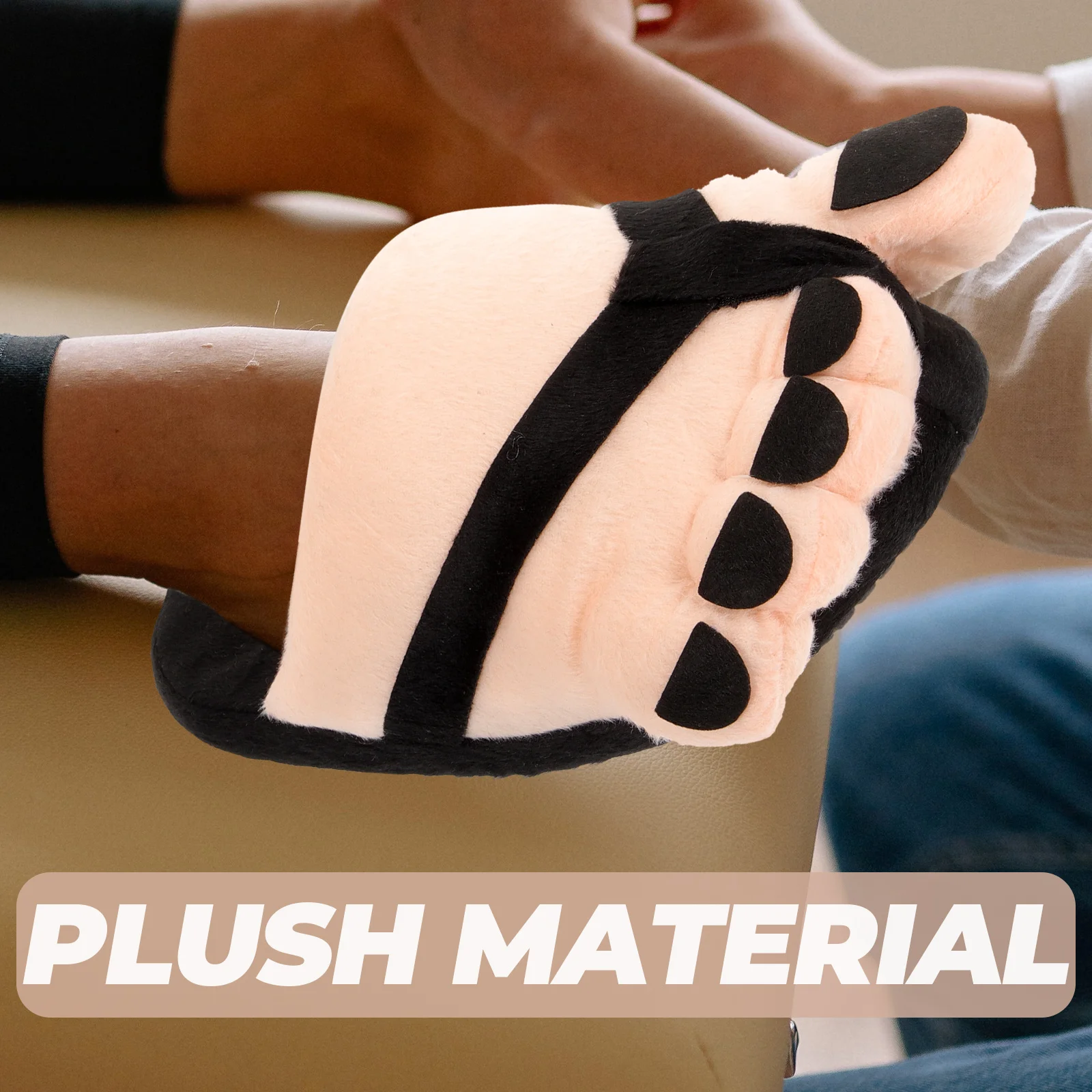 Schoenen 1 paar half zwart maat 34-40 grappige gigantische pantoffels Halloween feestartikelen kostuum rekwisieten platte schoenen dames