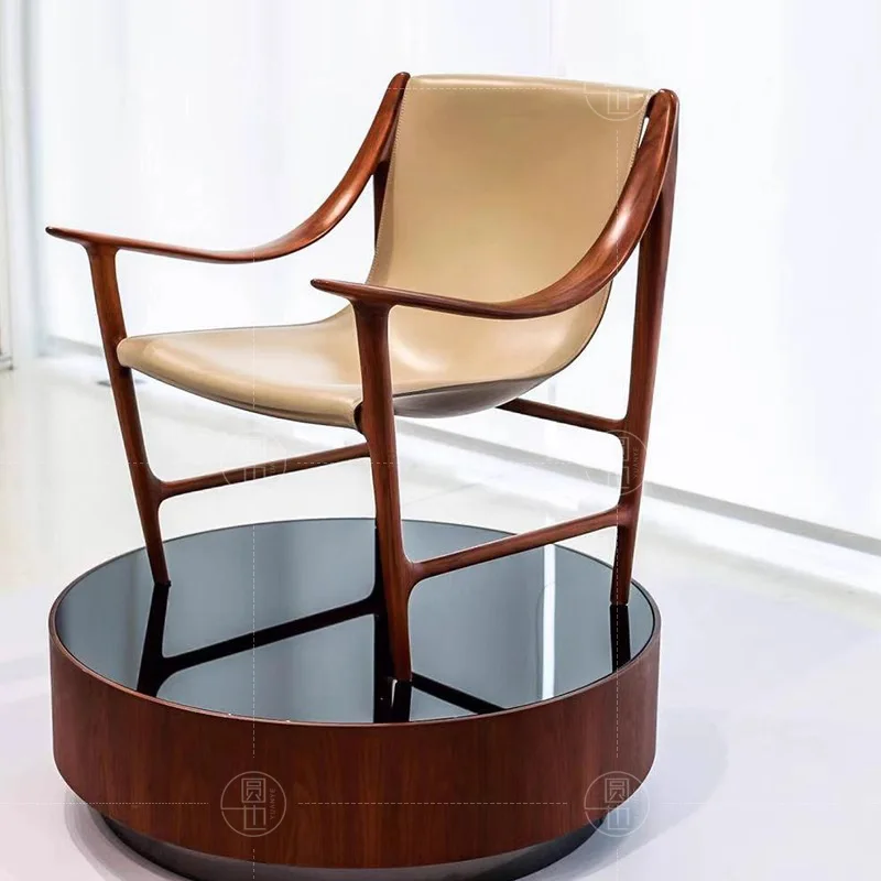 

Customizable North American Black Walnut Lounge Chair