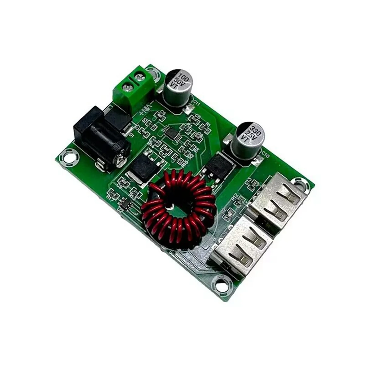 XH-M224 Dual USB Output Module 5V 6A Voltage Regulator Module Dual 5V 3A Rechargeable Charging Board Module