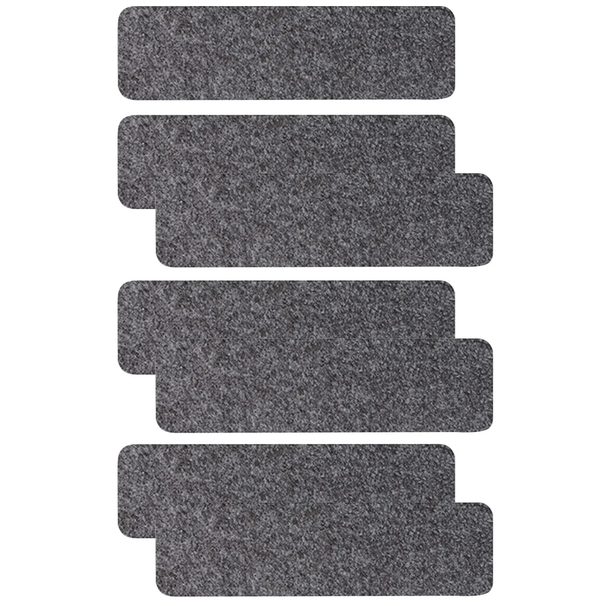 7 szt. Naklejek antypoślizgowych na schody, samoprzylepne dywaniki na stopnie, redukcja hałasu, ochraniacze na drewniane schody do salonu wewnątrz pomieszczeń