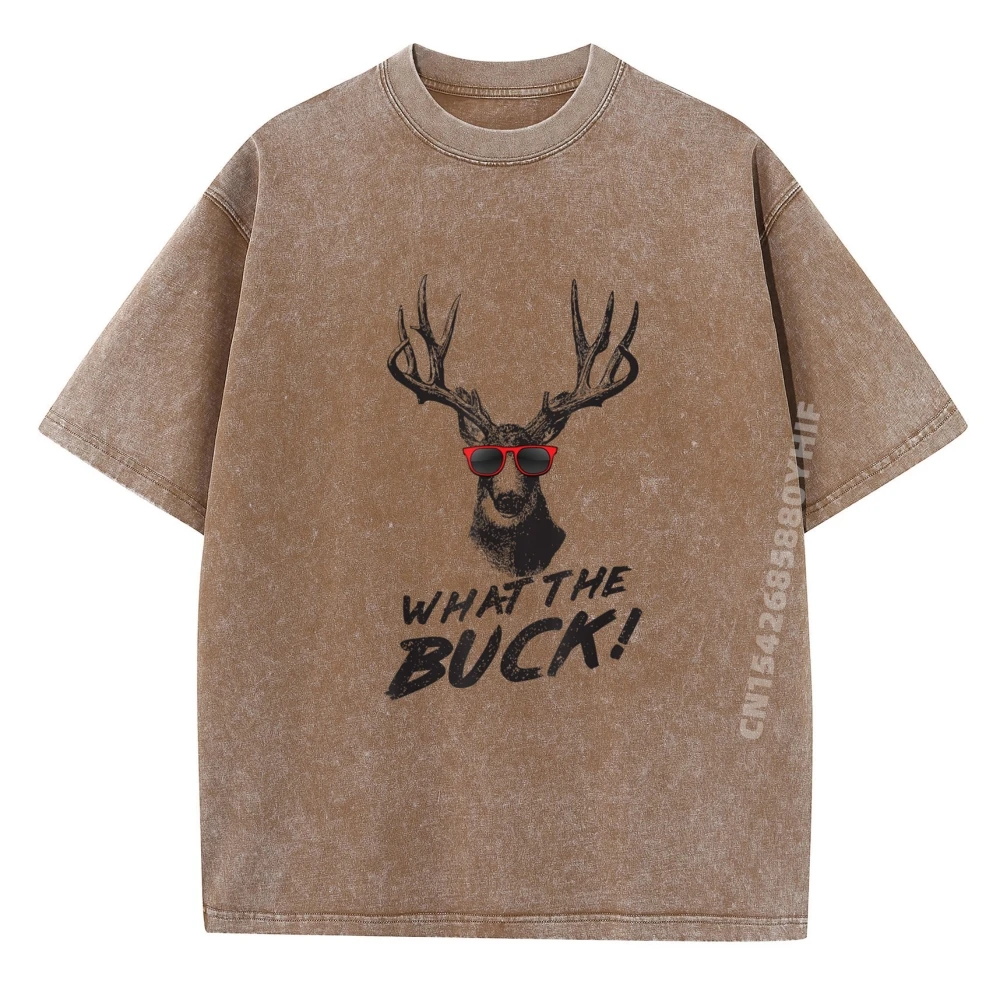 

Забавная охотничья рубашка What The Buck Rack с рогами оленя, забавные рубашки с рисунком, мужская одежда, летняя уличная стираная рубашка