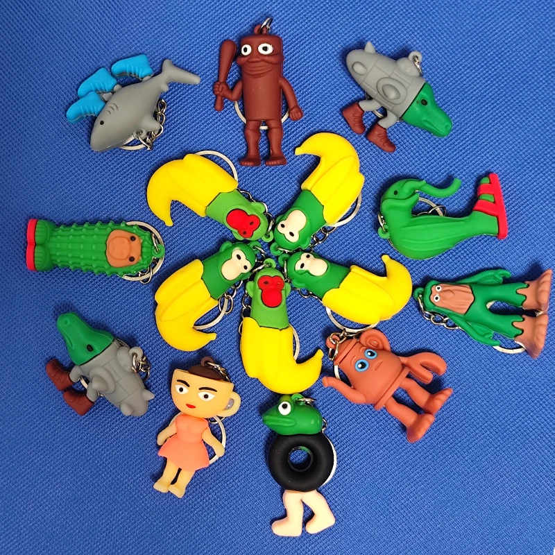 Italian Brainrot Tung Sahur Figure Toy Tralalero Tralala Figures Bombardino Crocodilo Shimpanzini Bananini Model Decor Doll Gift