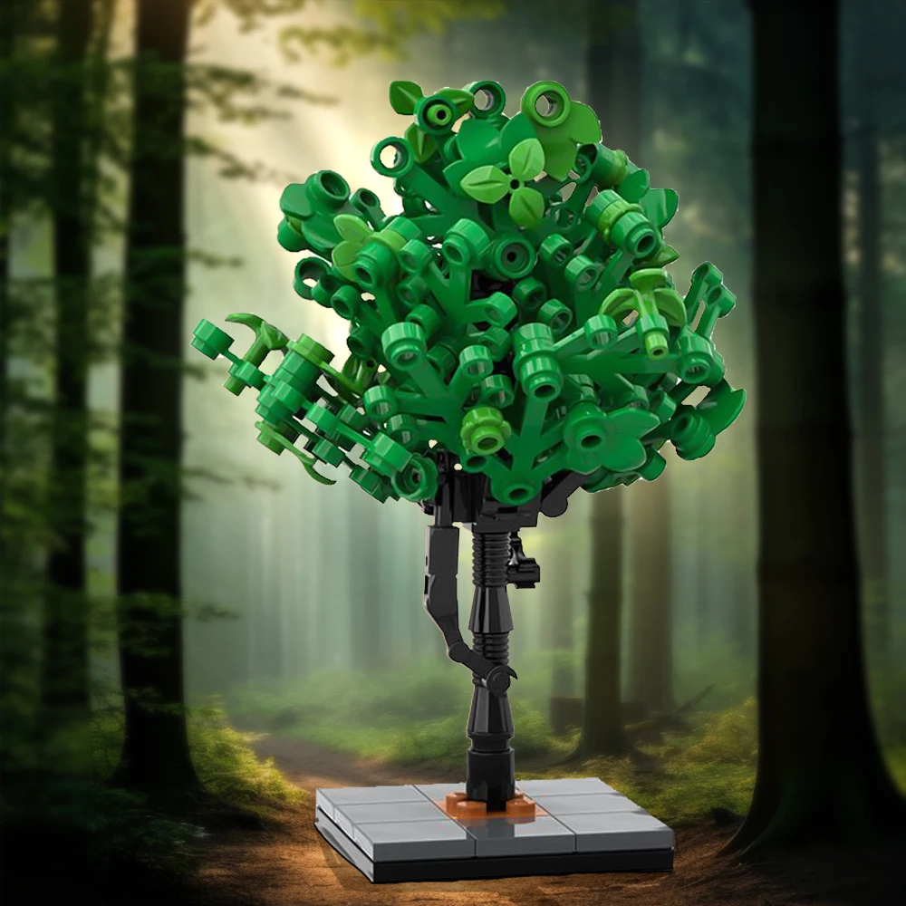 

MOC Tree S3 Enlighten Building Block City Lift the Cherry Avenue Road Tree Educational Bricks Toy Children's Birthday Gift