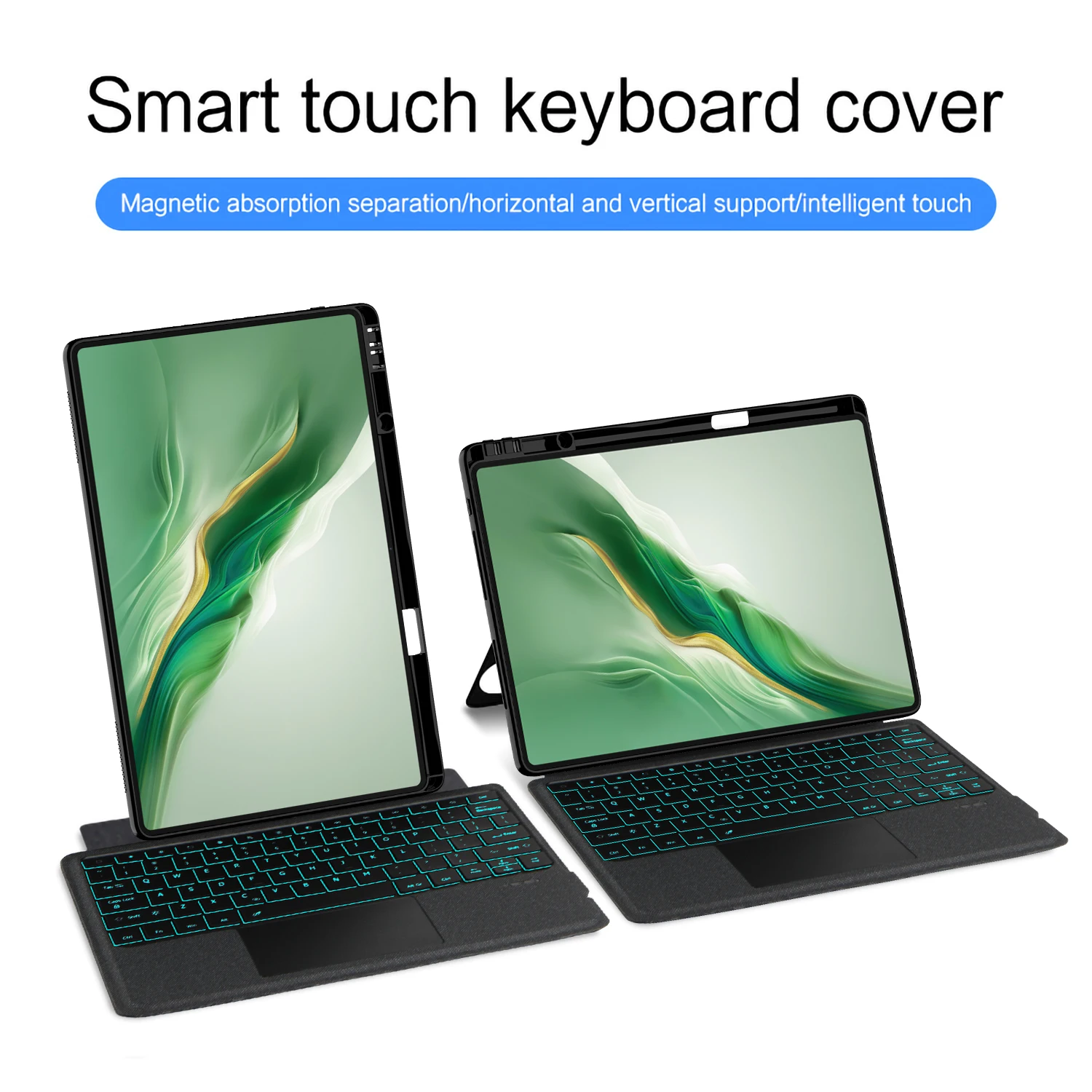 Huwei capa de teclado retroiluminado para honor magicpad 2 magicpad2 12.3 polegadas ROD2-W09 tablet para honor magic pad 2 capa lápis titular