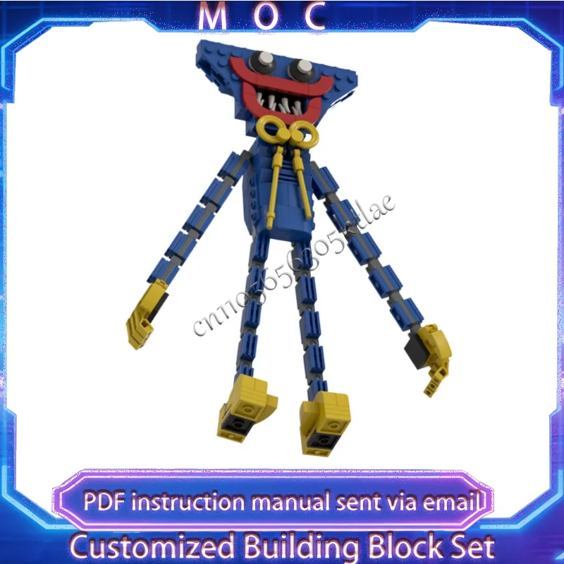 

Новый набор из 277 деталей MOC: Серия персонажей-монстров, модель куклы с острыми зубами, конструктор для самостоятельной сборки, игрушка для детей, подарок на Рождество