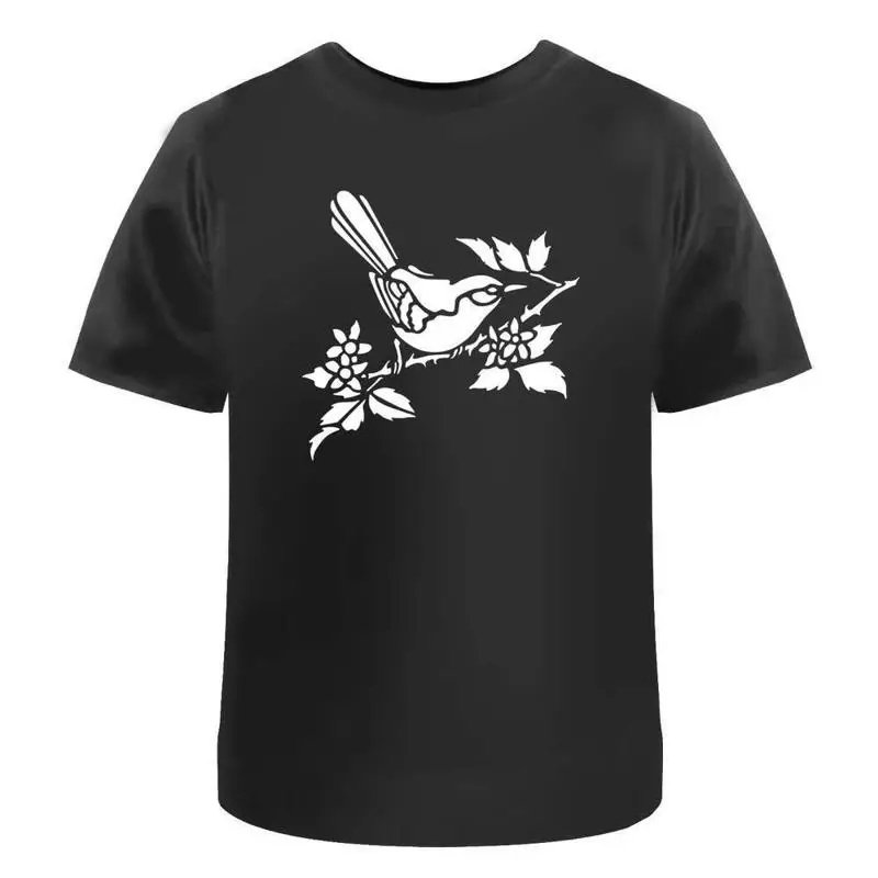 

Bird On Flowering Tree' Cotton T Shirt Ta048732