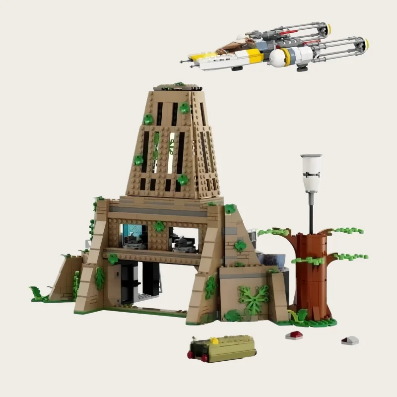 2025 우주선 1066개 조각 IV 반란군 기지 블록 조립식 75365 브릭 모델 장난감 어린이 친구 선물용